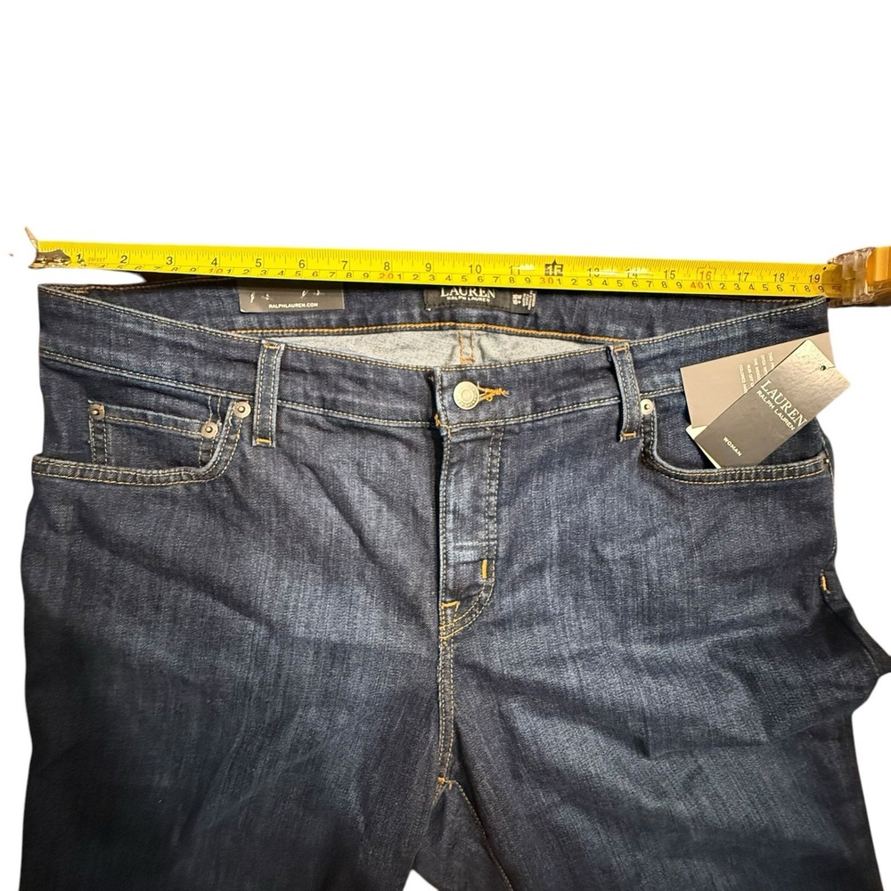 Lauren Ralph Lauren Women's Jeans Size 19‎ x 30 Mid-Rise Straight Leg Stretch - Picture 10 of 12